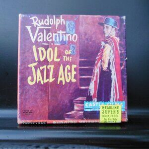 Super 8 film Rudolph Valentino Idol of the Jazz Age original box circa 1965 8 mm